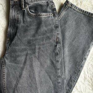 Women’s vintage Highest-Rise Straight Jeans — Black